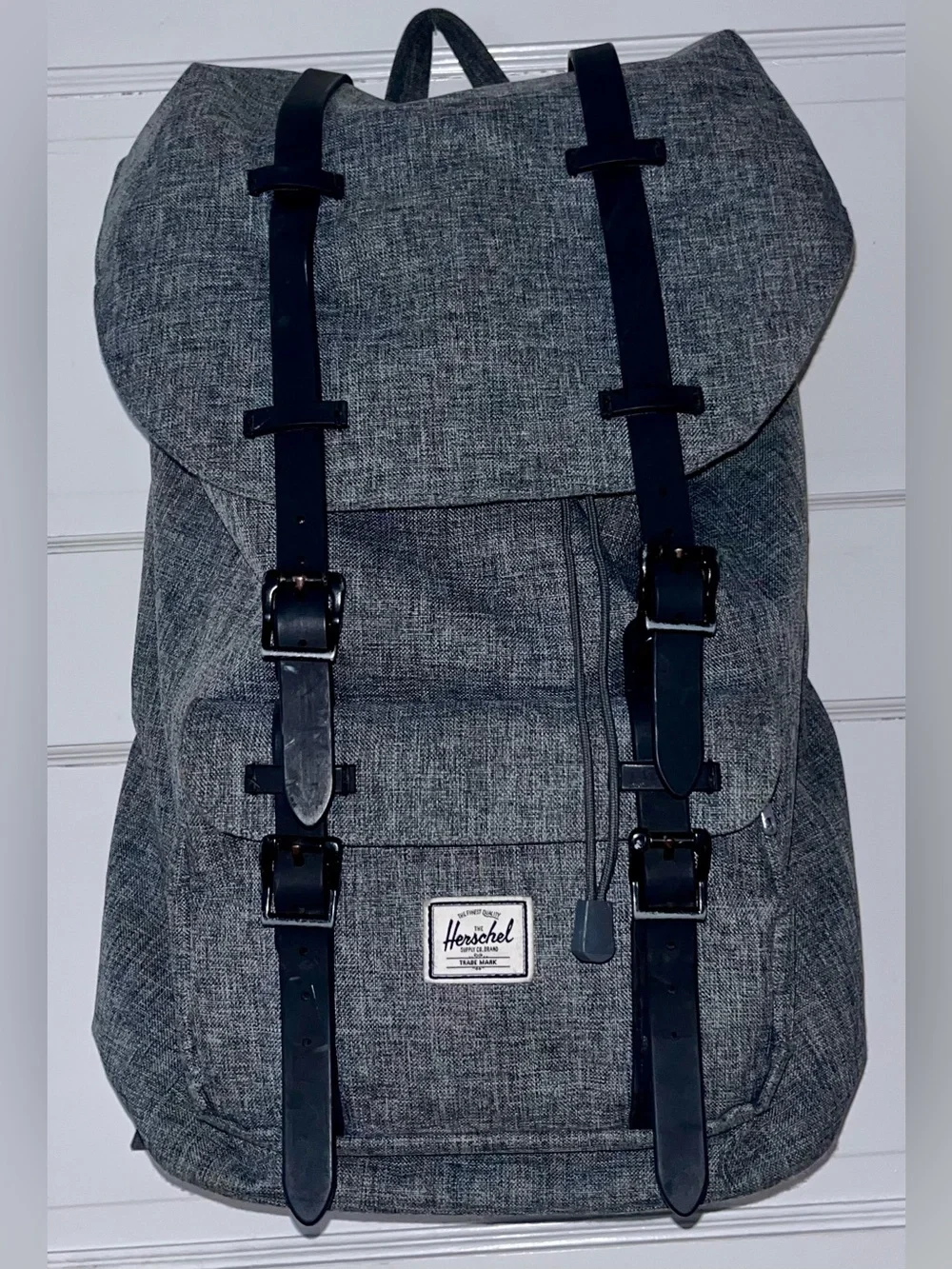 Herschel Supply Co America Grey Backpack Full Sized unisex Padded